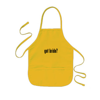 Heb je bruid? kinder schort