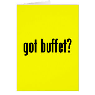 Heb je buffet?