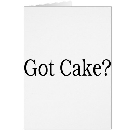 Heb je Cake? (Voorkant)