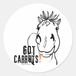 Heb je Carrots? Ronde Sticker