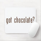 "Heb je chocolade?" Mousepad Muismat (Met muis)