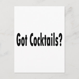 Heb je Cocktails? Briefkaart