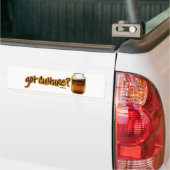 Heb je cultuur? Kombucha Bumpersticker (Op Truck)