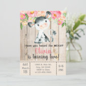 Heb je de moos koe uitnodiging gehoord? (Staand voorkant)