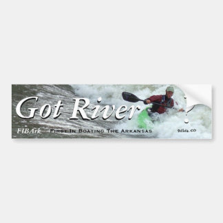 Heb je de rivier? III Bumpersticker