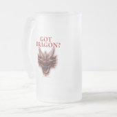 Heb je Dragon? Matglas Bierpul (Voorkant links)