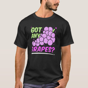 Heb je druiven van rode druivensap zoete juici? t-shirt