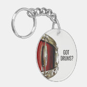 Heb je Drums? Drummer Snare Drum Percussion Drummi Sleutelhanger (Voorkant Links)