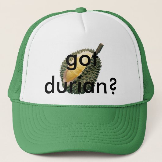 Heb je durian? trucker pet (Voorkant)
