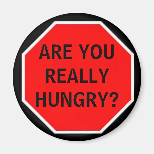 HEB JE ECHT HONGER? MAGNEET (Voorkant)
