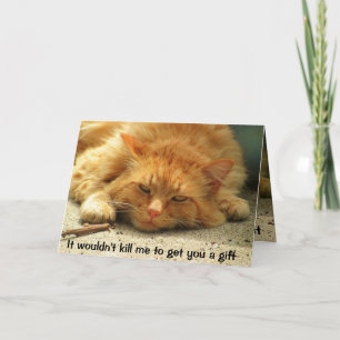 Heb je een cadeau gekocht? Waarom riskeren Kaart