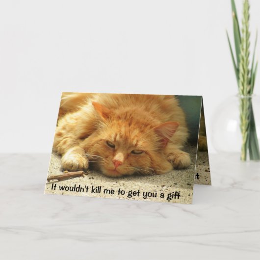 Heb je een cadeau gekocht? Waarom riskeren Kaart (Voorkant)