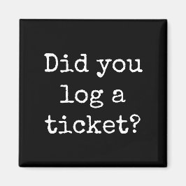 Heb je een kaartje getekend? Funny Kantoor Magnet? Magneet