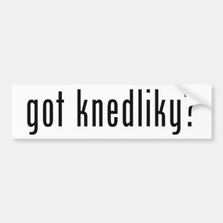 Heb je een knul ? bumpersticker