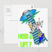 Heb je een lift nodig? briefkaart (Voorkant / Achterkant)