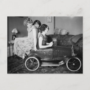 Heb je een lift nodig? jaren twintig briefkaart