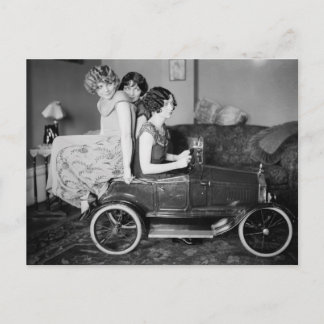 Heb je een lift nodig? jaren twintig briefkaart