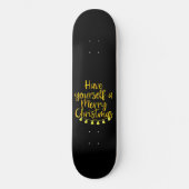 HEB JE EEN MERRY CHRISTMAS SKATEBOARD (Voorkant)