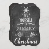 Heb je een prettige kerst... feestdagenkaart (Voorkant / Achterkant)