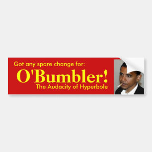 Heb je een reserveschommeling voor O'bumbler? Bumpersticker