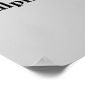 Heb je een slechte dag? poster (Hoek)