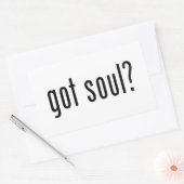 Heb je een ziel? rechthoekige sticker (Envelop)