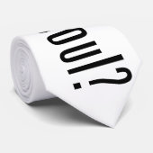 Heb je een ziel? stropdas (Opgerold)