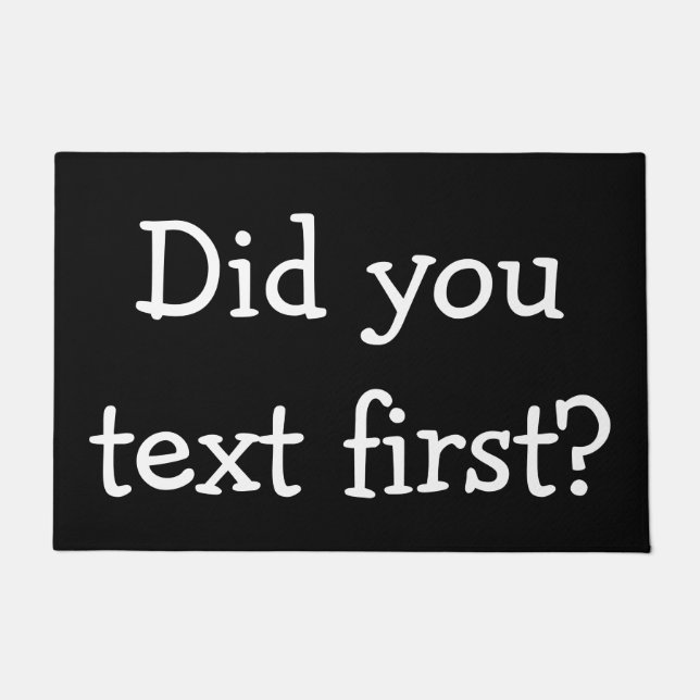 Heb je eerst geSMS? Deurmat (Voorkant)