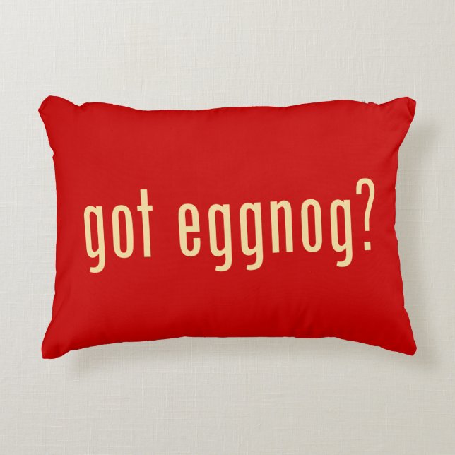 Heb je eggnog? accent kussen (Voorkant)