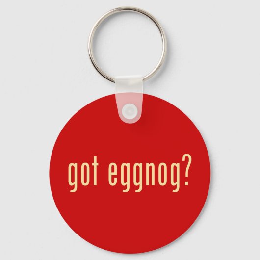 Heb je eggnog? sleutelhanger (Voorkant)