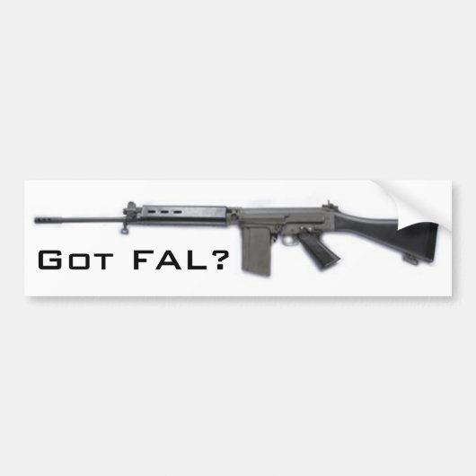 Heb je FAL? Bumpersticker (Voorkant)