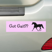 Heb je Gait? Bumpersticker (Op auto)