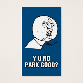 HEB JE GEEN GOED PARK? VISITEKAARTJE