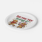 Heb je geprobeerd het grappig te glaceren Gemberko Papieren Bordje (Gekanteld)