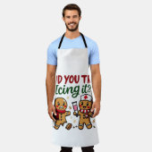 Heb je geprobeerd het grappige peperkoekverpleging schort (Gedragen)