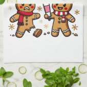 Heb je geprobeerd het grappige peperkoekverpleging theedoek (Gevouwen)