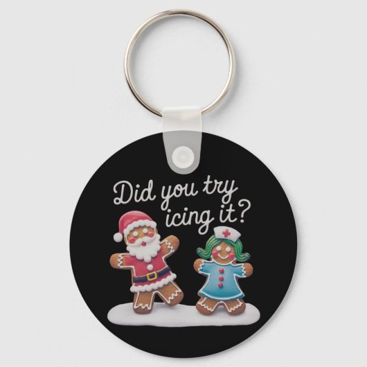 Heb je geprobeerd het te laten rijpen? Grappige Gi Sleutelhanger (Voorkant)