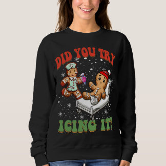 Heb je geprobeerd om het grappige kerst verpleegku trui