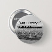 "Heb je geschiedenis?" Ronde Button 5,7 Cm (Voorkant /achterkant)