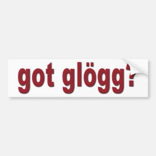Heb je gløgg? Grappige Scandinavische drank Bumpersticker
