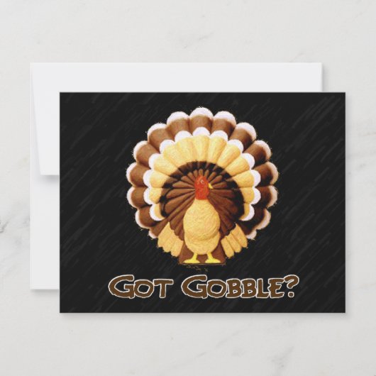 Heb je Gobble? Uitnodiging (Voorkant)