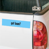 Heb je gras? bumpersticker (Op Truck)