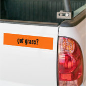 Heb je gras? bumpersticker (Op Truck)