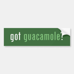 Heb je guacamole? bumpersticker