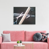 HEB JE HAAR?? CANVAS AFDRUK (Insitu (Woonkamer))