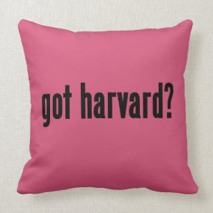Heb je Harvard? Kussen