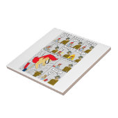 Heb je het gehaald? tegeltje (Zijkant)