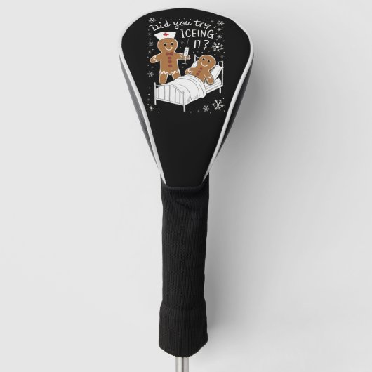 Heb je het geprobeerd met een kerstkoekje van scho golfheadcover (Voorkant)