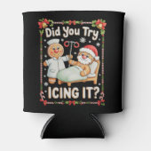 Heb je het geprobeerd met kerst peperkoek Xmas? Blikjeskoeler (Voorkant)