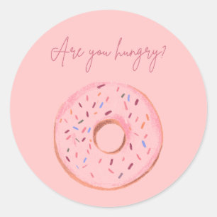 "Heb je honger?" Donut Sticker 🍩💞